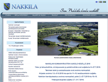 Tablet Screenshot of nakkila.fi